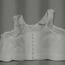 Bras for Women, Womens Sports Bra, Front Closure Bras, Comfort Support Wirefree Bra with Adjustable Straps (US, Alpha, Medium, Regular, Regular, White)