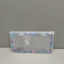 2PcsBlue pink hibiscus License Plate Frame colorful tropical floral License Plate Frames Stainless Steel Accessories Cars Decor with 4 Holes Screws Fits Standard US CA Vehicles Size 12.2 x 6 Inches