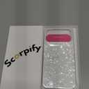 SCORPIFY for iPhone 17 Pro Max Case [Compatible with MagSafe] with White Pearl Design, Cute Clear Magnetic Phone Cover for Women Girls and Men, Slim Bumper with Mother of Pearl Shell Pattern