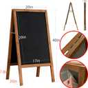 A-Frame Chalkboard Sign 40"x20" Magnetic Double‑Sided Sandwich Board