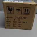 Natural Travertine Textures Tissue Box Cover Square for Home Decor,Resin Heavy Tissue Box Holder for Bathroom Countertop,Tabletop,Bedside Table,Office (Handmade of Resin) (Yellow Stone)