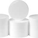 Crafare 5 Inch Foam Circles for Crafts 15 PCS 1 Inch Thick Round Polystyrene Circles White for Wedding Holiday Christmas Crafts Making and School Projects DIY