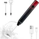 3 in 1 Electric Whisk Milk Foamer, Whisks 3 Speed Adjustable Foam Maker Blender for Coffee Matcha Latte Cappuccino Hot Chocolate