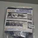 EcoNour Car Windshield Sunshade | Blocks 99% Heat & Keeps Interior Cool | Universal Fits Cars, SUVs, Trucks | Automotive Sun Screen, Visor & Car Accessories for Summer | Medium (64x32 Inches)