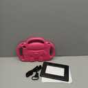 Fire HD 8 & HD 8 Plus Tablet Case for Kids(12th/10th Generation, 2024/2022/2020 Release), Sanyetral Lightweight Shockproof Cover with Shoulder Strap, Stand and Handle Not for Nokia TCL Samsung -Pink