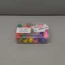 Sieral 40 Pcs Mini Balloon Cake Toppers Colorful Rainbow Cake Topper Round Clay Balls Cupcake Toppers for Birthday Baby Shower Wedding Party Decorations(Rainbow Color)