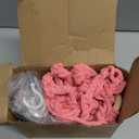 80" 2-Pack Cotton Hanging Storage Chain For Stuffed Animals Storage with 20 Metal Clips, Stuffed Animal Organizer Chain for Wall Corner Nursery Play Room, Pink