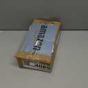 12 Pack 8" W x 2" H Acrylic Office Name Plates Name Labels for Desks, Horizontal Slant Back Clear Desk Sign Holder for Table Display