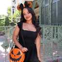 2 x Halloween Mouse Ear Hair Bow Headband with Web, Masquerade Party Headwear for Women Girls