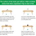 47 Inch Dia Round Clear Plastic Dining Room Table Protector PVC Tablecloth Cover Mat Vinyl Tablecloth Waterproof Wipeable Furniture Tabletop Pad Table Runner Protector for Coffee Desk