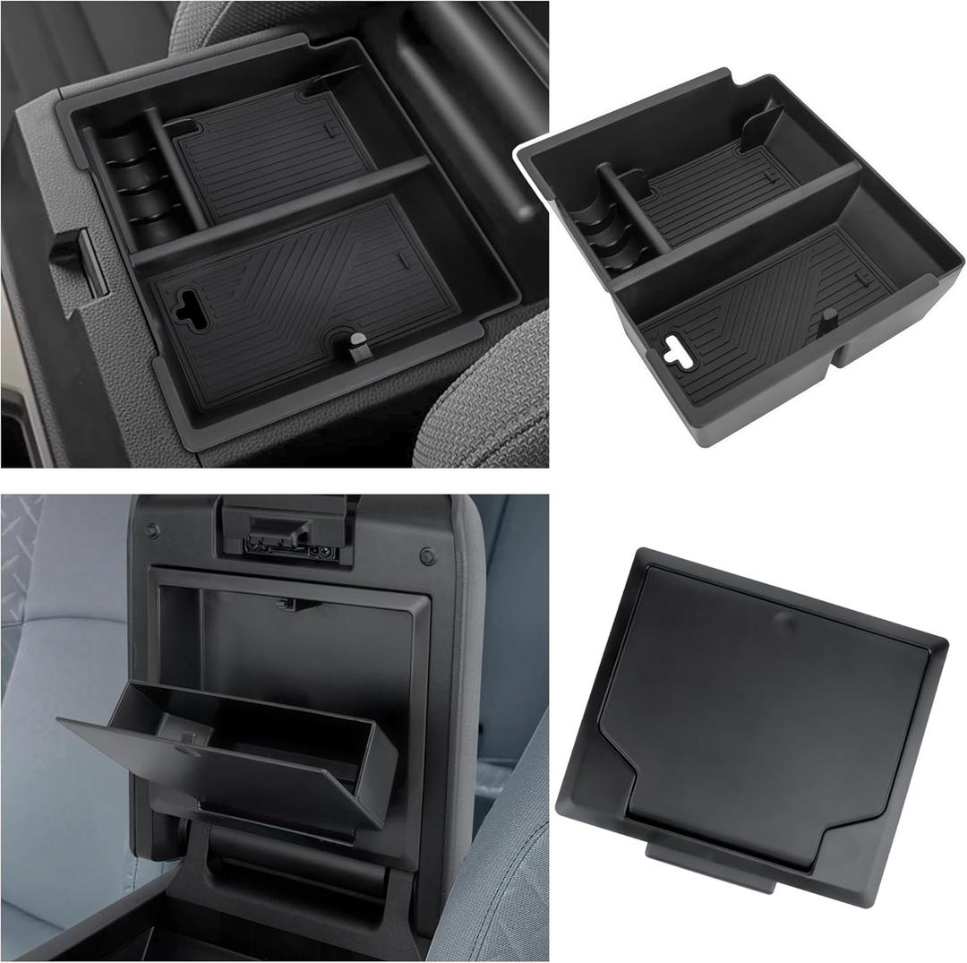 Center Console Organizer Compatible with 2025-2026 Toyota 4Runner (6th Gen) Interior Accessories, Armrest Organizer Tray Insert with Hidden Storage Box for Coin and Sunglasses
