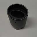 dawfall 1 PC Pack-1 Stainless Steel Exhaust Tip, Straight Type Tailpipe Muffler Tip, Automobile Modification Supplies, Universal for Most Cars, Trucks and Vans (Black #Straight)