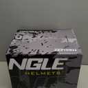 TRIANGLE Full Face Motorcycle Helmets,Off-Road Motocross Helmet for Men & Women,Dual Visor with Internal Tinted Sunshield,Open Face 3/4 Adult Racing Helmet DOT Approved(Black,XXL)