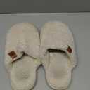 TRANSLINK Women Fuzzy Slippers Fluffy Winter Memory Foam House Shoes Indoor And Outdoor
 Size 7-8