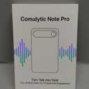 Comulytic Note Pro AI Voice Recorder, Unlimited Transcribe & Summarize, AI Note Taking Recording Device w/Case, App Control, 113 Languages for Calls, Meetings, Lectures, Interviews, Black