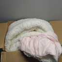 BEDELITE Pituck Fluffy Queen Comforter Set - Super Soft Sherpa Pink Comforter for Queen Size Bed, Luxury Warm Bedding Set for Winter, Fuzzy Bed Set 3 Pieces (1 Comforter, 2 Pillowcases)