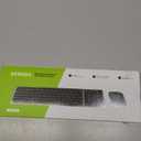 seenda Bluetooth Keyboard and Mouse Combo for Mac, SKM64-2 Rechargeable Slim Wireless Keyboard Mouse Compact, 3 Multi-Device Connection, Compatible for Mac, MacBook Pro/Air, iPad, iPhone, Black Gray