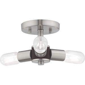 Livex Lighting 3 Lt Brushed Nickel Ceiling Mount