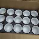 Teenyyou Set of 18 Tea Cups and Saucers, Vintage Style, 5.4 oz