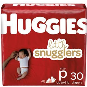 Huggies Supreme Little Snugglers, Preemies, 30 diapers Couches