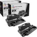 LD Products Compatible Toner Cartridge Replacement for 81X CF281X High Yield LaserJet Enterprise Flow MFP M630z M604dn M604n M605dh M605dn M605n M605x M606dn M606 M630dn M630f M630h (Black, 2-Pack)
