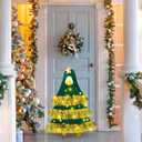 Outus Christmas Tree Goose Outfit 23 Inch Porch Goose Lighted Christmas Costume Holiday Geese Clothes for Plastic Geese Xmas Outdoor Garden Yard Patio Statue Decor (Classic)