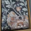 Area Rugs 8x10, Washable Floral Rug Non Slip Large Living Room Rug Vintage Distressed Soft Carpet for Bedroom, Dinning Room, Home Office (Black)