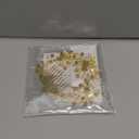 Gorais Crystal Bride Wedding Hair Combs Gold Leaf Bridal Hair Pieces Pearl Hair Accessories for Women and Girls (A-Gold) 