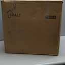 TRALT Ergonomic Office Chair - Desk Chair with Adjustable Lumbar Support Computer Chair - Mesh Comfy Chair with Flip-up Armrests - Gaming Chairs for Adults Home Office (Leather, White)