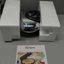 Euro Cuisine WM520 Heart Shaped Iron Waffle Maker - Eco-Friendly PTFE and PFOA Free Non Stick Plates, Perfect for V-Day & Special Occasions, 8-Inch