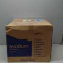 downluxe Chair Cushions for Dining Chairs, Waterproof Kitchen Chair Pads, Non-Slip Dining Seat Cushion with Ties, 17" x 16" x 2.5", Black, 6 Pack