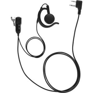 Earpiece VOX for Midland GXT1000VP4 Walkie Talkie 2 Way Radio Ear-Clip Headset with PTT Mic LXT500VP3 GXT1050VP4 GXT1000XB (1 Pack)