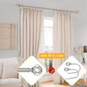 2 Pack Curtain Holdbacks, USFOOK Decorative Window Drapery Tiebacks (2 Pack/1 Pair), Curtain Tie Back Hooks for Wall with Antique Silver Twisted Cage Finials (3.45" L x 5.35" W)
