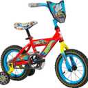 Dynacraft Hot Wheels Children's Bike  Boys Bike Designs in Red, Orange, Silver, and Black, Perfect for Kids Learning to Ride, Easy to Assemble, Ideal for Kids Ages 3-9 Years and Height 34-50 Inches (16")