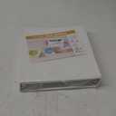 SUNEE 3 Ring Binder 1.5 Inch 2 Packs, Clear View Three Ring PVC-Free (Fit 8.5x11 Inches) for School or Office Supplies, White