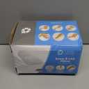 5 STARS UNITED Knee Pillow for Back Sleeping  Memory Foam Cushion for Sciatica Pain Relief  Under Leg Support for Sleeping on Back  Half Moon Bolster for Bed, White (Standard)