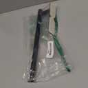 Paper Towel Holder, Improved Premium Paper Towel Holder Under Cabinet, Stainless Steel Paper Towel Holders Rack for Kitchen, Bathroom, Pantry, Fridge, Adhesive or Drilling, Black, 1 Pack