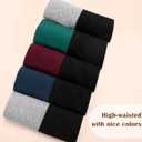 High Waisted Underwear Womens Cotton Soft Breathable Briefs Ladies Panties Multipack (Regular & Plus Size) (M)