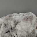 Cozy Bliss Faux Fur Throw Blanket for Couch, Fuzzy Soft Plush Thick Bubble Blanket for Sofa Bedroom Living Room, 60 * 80 Inches Tie-dye Taupe