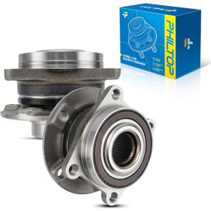 PHILTOP 512513 AWD FWD 4WD Front Rear Wheel Hub Assembly Fit for 2014-2023 Jeep Cherokee, 2015-2017 Chrysler 200, 5 Lugs Wheel Hub Bearings W/ABS