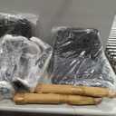 Bar Stools Set of 2, Swivel Bar Chairs, Modern Adjustable PU Leather Upholstered Barstools Counter Height with Tufted Back for Bar, Kitchen Counter Island, Dining Room, Black