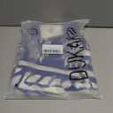 Women's Floral 2 Piece Summer Beach Set Boho Stretchy Straps Square Neck Ruffle Top Shorts with Pocket Set (X-Large, Colorful Blue)