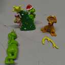 Green Monster Christmas Tree Ornaments Dolls, Resin Xmas Hanging Decorations for Holiday Party, Indoor Home Decor & Seasonal Gifts (4PCS)