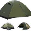 ShinHye Backpacking Tent 2/3/4 Person - Ultralight Dome Portable Tents for Camping Easy Set Up, Outdoor Hiking Waterproof Camp Instant Tent Two Doors Double Layer