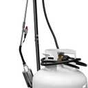 Portable Propane Tank Dolly with Wheels, Propane Tank Cart for Fire Pit, BBQ,Heater, Weed Torch, Gas Cylinder Cart for 5lb/20lb, Gas Trolley for Blow Torch (Cylinder and Torch Not Included)