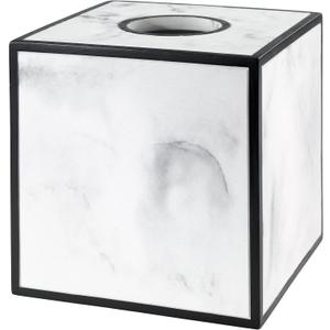 Avanti Linens - Tissue Box Cover, Guest Bathroom Essentials, Modern Home Decor (Jasper Collection)