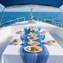 Cheesecloth Table Runner Dusty Blue Gauze Rustic Cheese Cloth Table Runners 120 Inch 10 FT for Wedding Baby Bridal Shower Birthday Party Sheer Spring Home Boho Decorations