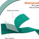 Waterproof Dog Collar, Easy to Clean Rubber Dog Collars with Quick Release Buckle Fits Small Medium or Large Dogs (Emerald Green, L < 15.4-24.8 inch)