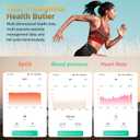 Smart Ring for Women and Men  Fitness & Health Smart Ring with Heart Rate and Sleep Tracking  Waterproof Activity & Wellness Ring Compatible with iPhone and Android (10#(19.8mm), Rose Gold)