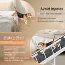 Dog Ramp for Bed with Safety Removable Rail Dog Steps for Bed Large Dog Widened and Lengthened Pet Ramp to Get on Bed